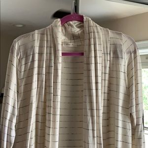 Patch sleeve cardigan